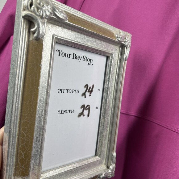 T By Talbots Sun Protection UPF 50 Large Full Zip Jacket Stretch Pink Pockets - Picture 12 of 13